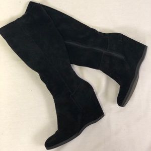 Nine West Leather Black Boots, Size 10, VGUC